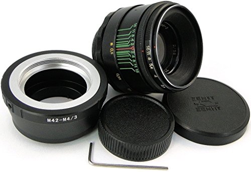 【中古】HELIOS 44-2 58mm F2 Russian Lens + Adapter Micro 4/3 MFT Mount Olympus PEN OM-D E M1 M5 MARK II M10|Come to Store