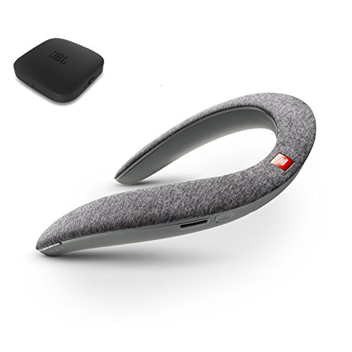 【中古】JBL SoundGear BTA ウェアラブルネックスピーカー ワイヤレスオーディオトランスミッター付き Bluetooth/apt-X対応/31mm径スピーカー4基搭載 グレー/テレビ会議にも使用可能/JBL|Come to Store