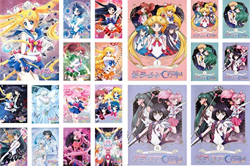 【中古】美少女戦士セーラームーン Crystal Season 1、2 全13巻 + Season 3 全7巻 [レンタル落ち] 全20巻セット [マーケットプレイスDVDセット商品]｜Come to Store