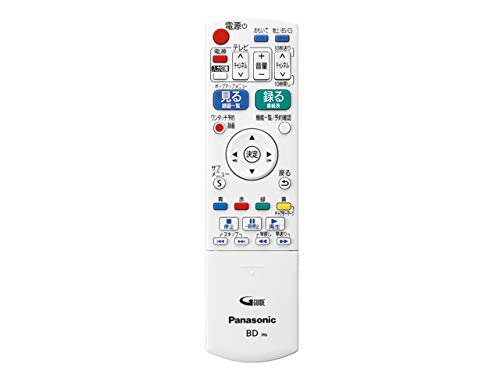 【中古】【ゆうパケット対応品】 パナソニック Panasonic ブルーレイ・DVDプレーヤー・レコーダー リモコン TZT2Q011225 N2QAYB000996、N2QAYB000902の後継品