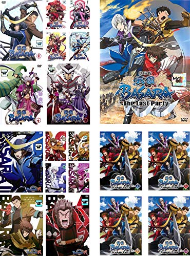 【中古】戦国 BASARA バサラ 全7巻 + 弐 全7巻 + 劇場版 The Last Party + Judge End 全4巻 [レンタル落ち] 全19巻セット [マーケットプレイスDVDセット商品]