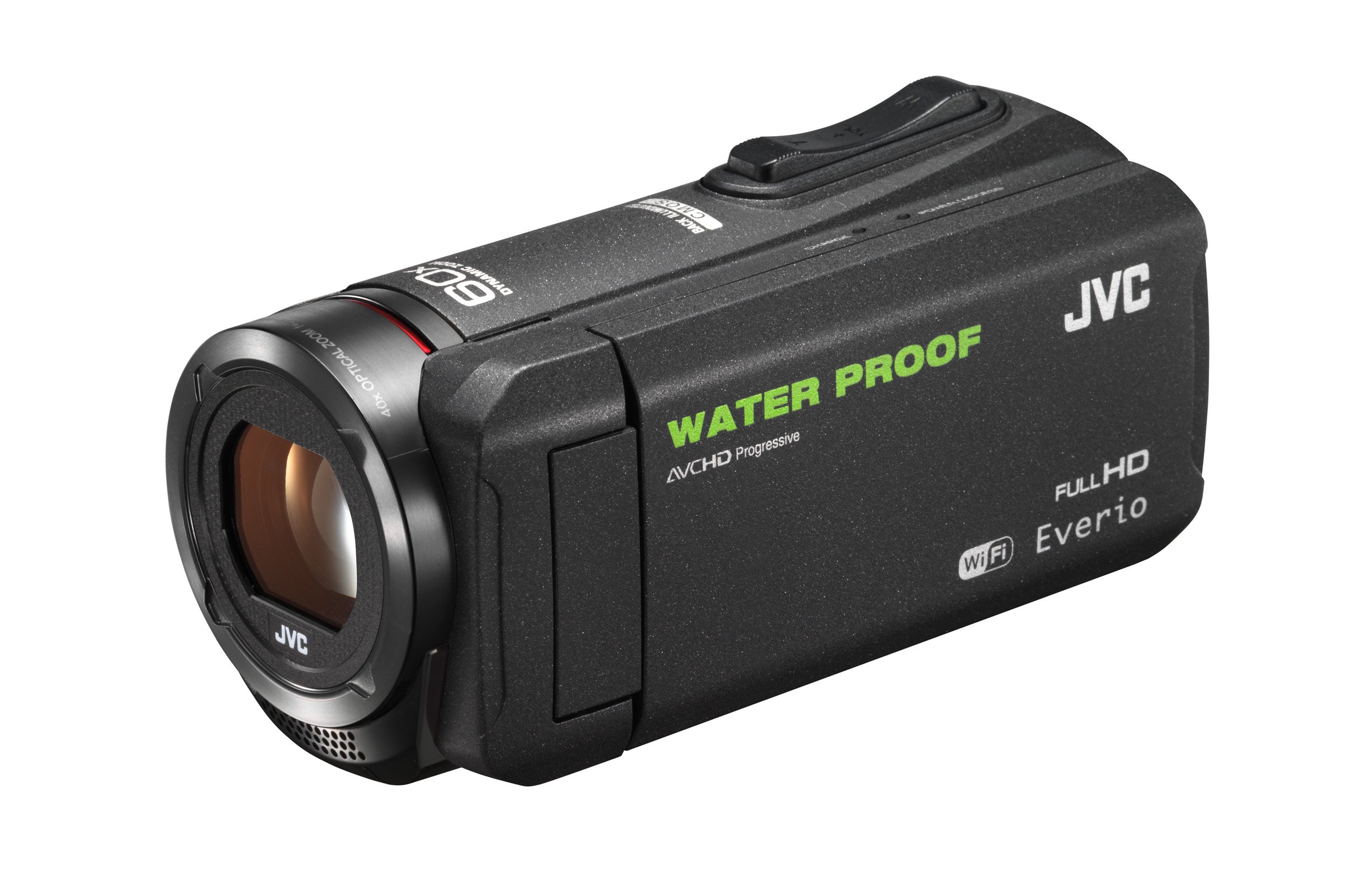 【中古】JVCケンウッド JVC KENWOOD JVC ビデオカメラ EVERIO 防水 防塵 内蔵メモリー64GB ブラック GZ-RX500-B