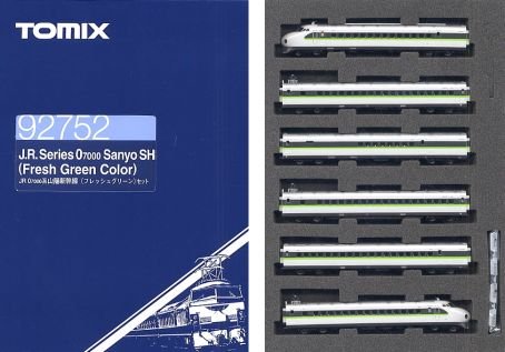 【中古】Nゲージ車両 0 7000系 山陽新幹線 (フレッシュグリーン) セット 92752
