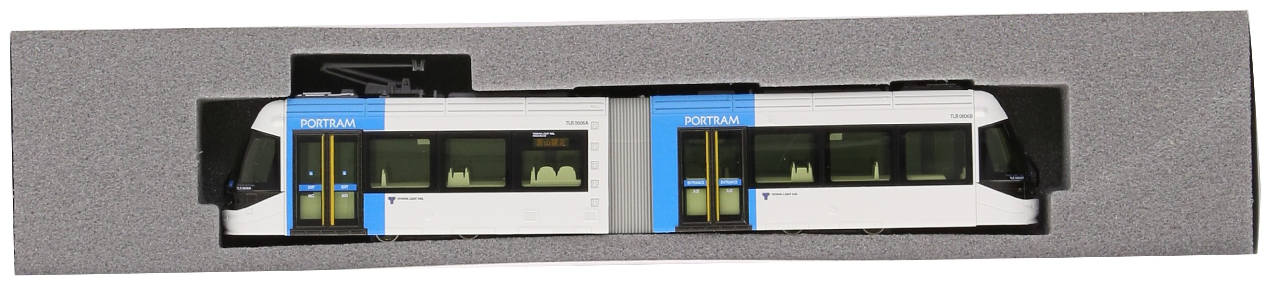 【中古】KATO Nゲージ 富山ライトレール TLR0606 青 14-801-4 鉄道模型 電車