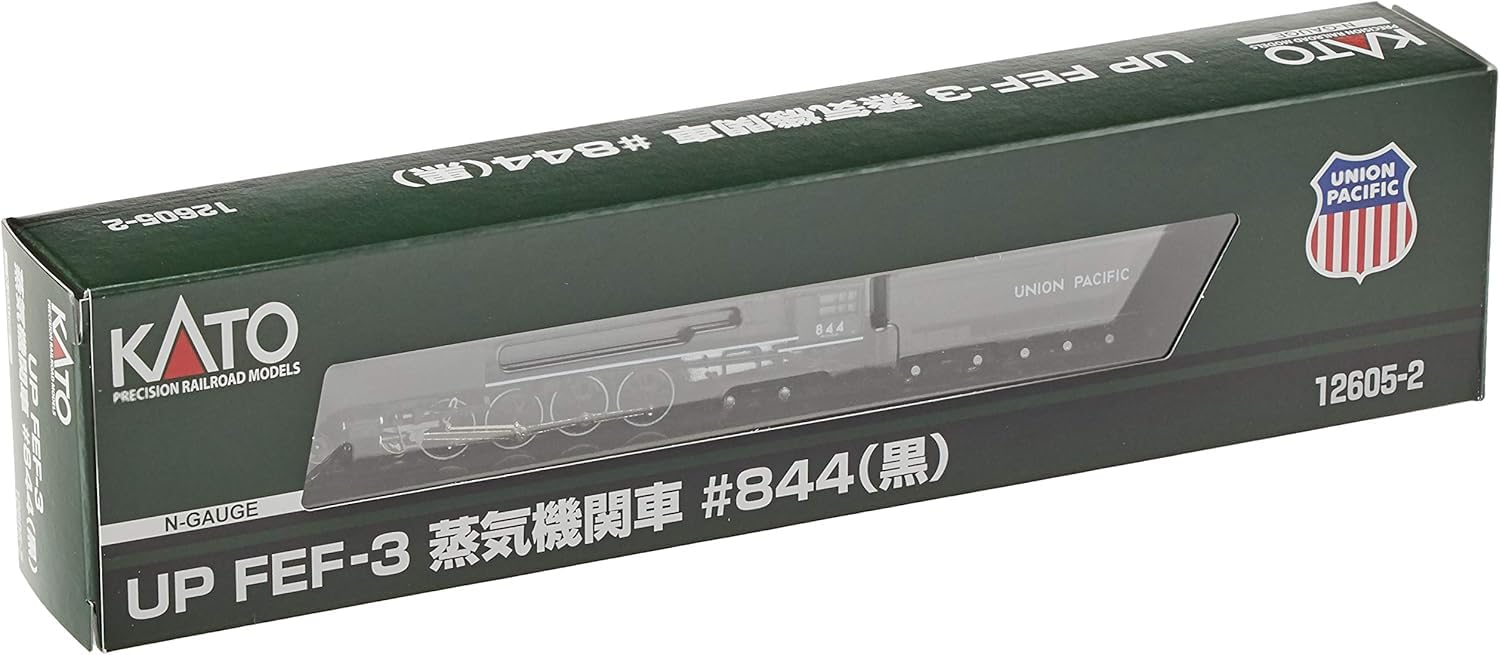 【中古】12605-2 UP FEF-3蒸気機関車 #844(黒)