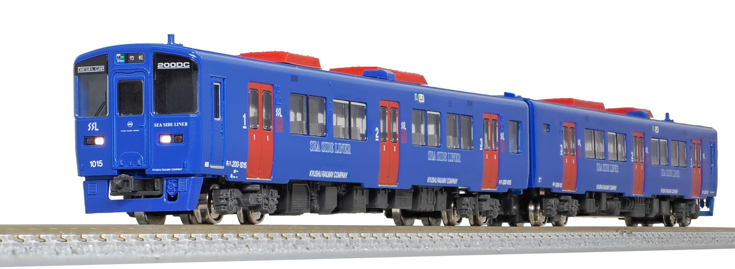 【中古】グリーンマックス Nゲージ JR九州キハ200形 シーサイドライナー・車番選択式 基本2両編成セット 動力付き 鉄道模型 電車 32041