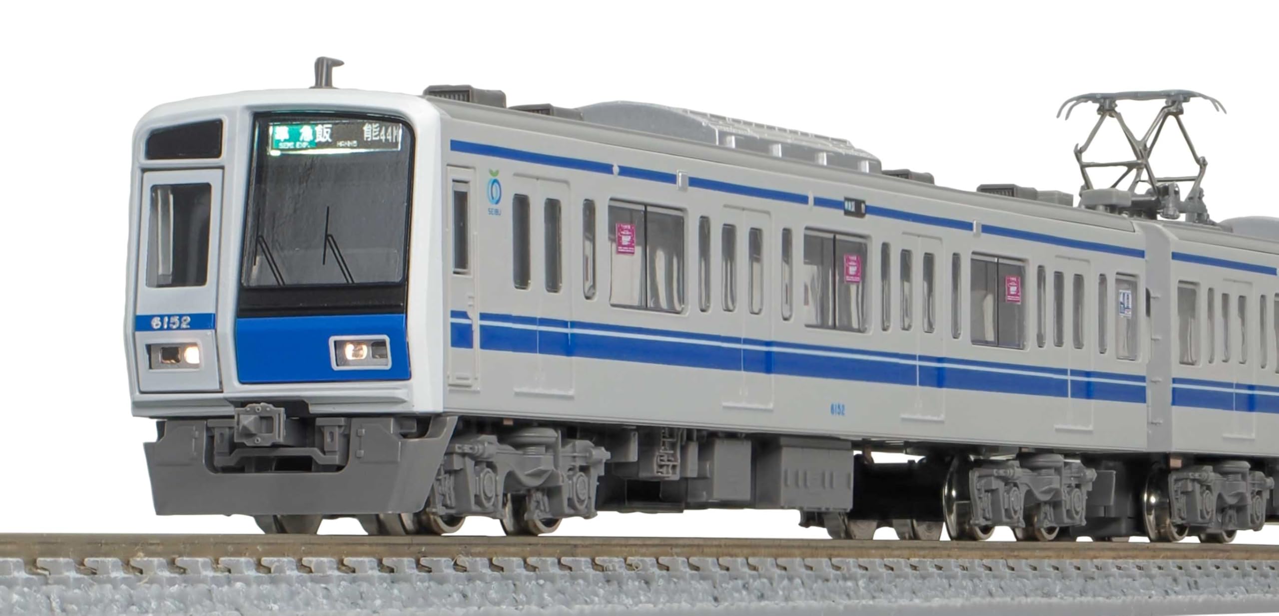 【中古】グリーンマックス Nゲージ 西武6000系アルミ車 車番選択式・戸袋窓付き 基本4両編成セット 動力付き 鉄道模型 電車 32038