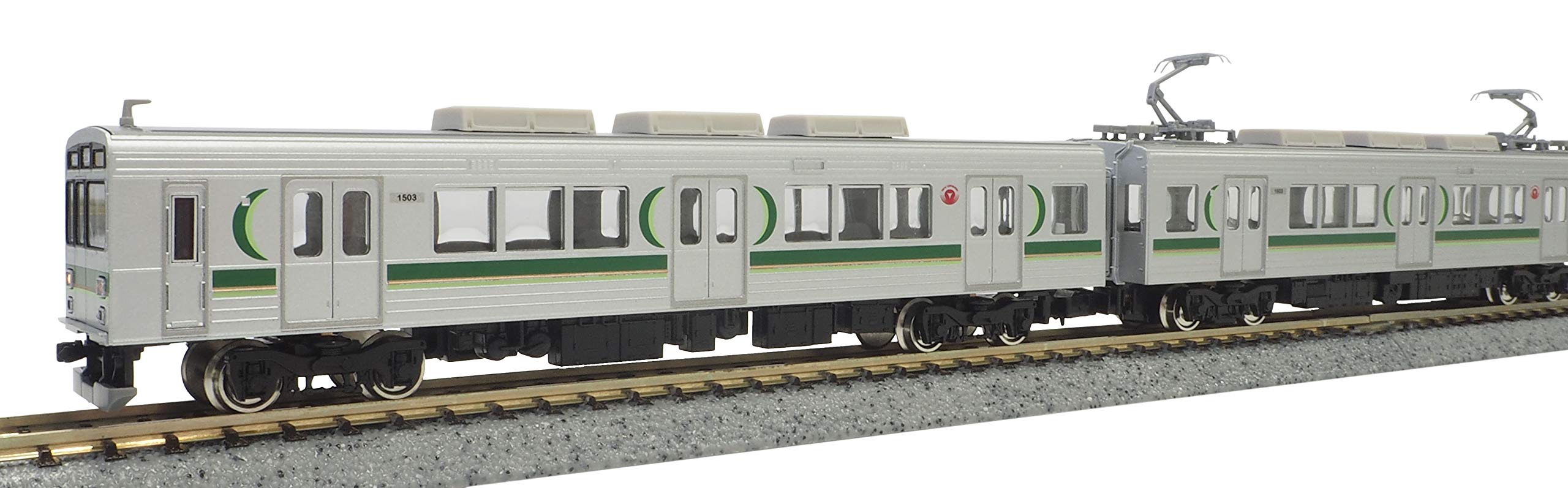 【中古】グリーンマックス Nゲージ 東急1000系 1500番代 ・ 強化型スカート ・ 登場時 3両編成セット 動力付き 30762 鉄道模型 電車
