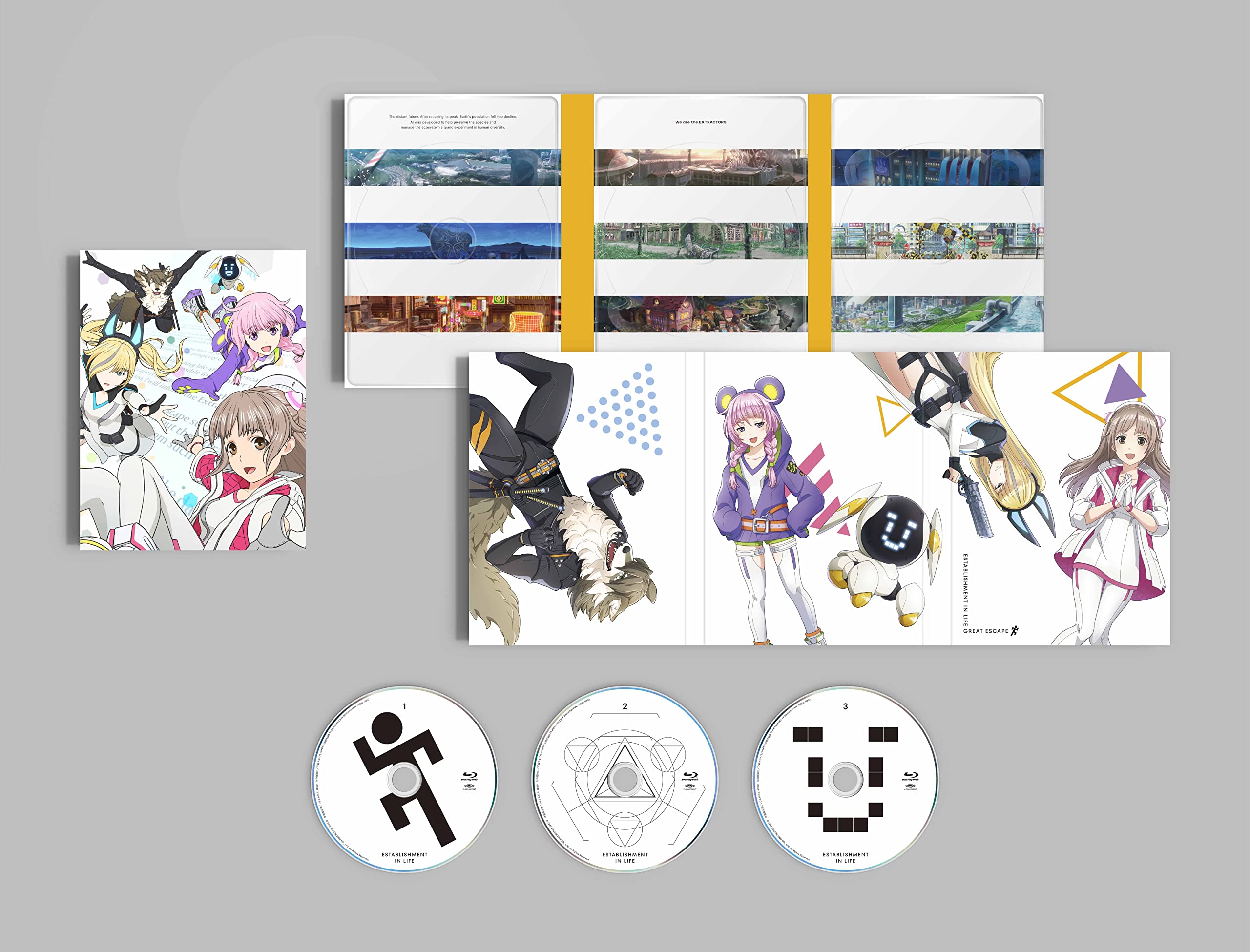 【中古】エスタブライフ グレイトエスケープ Blu-ray BOX(3枚組)|Come to Store