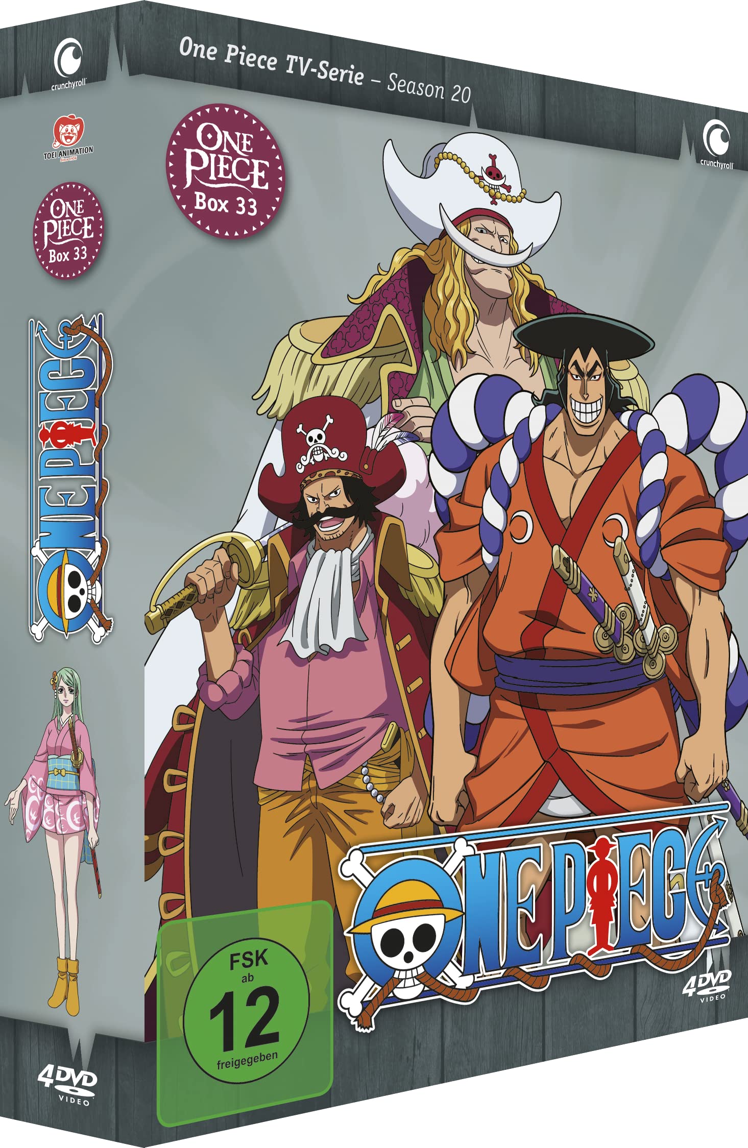 【中古】One Piece - TV-Serie - Box 33 (Episoden 952 - 975) [4 DVDs]｜Come to Store