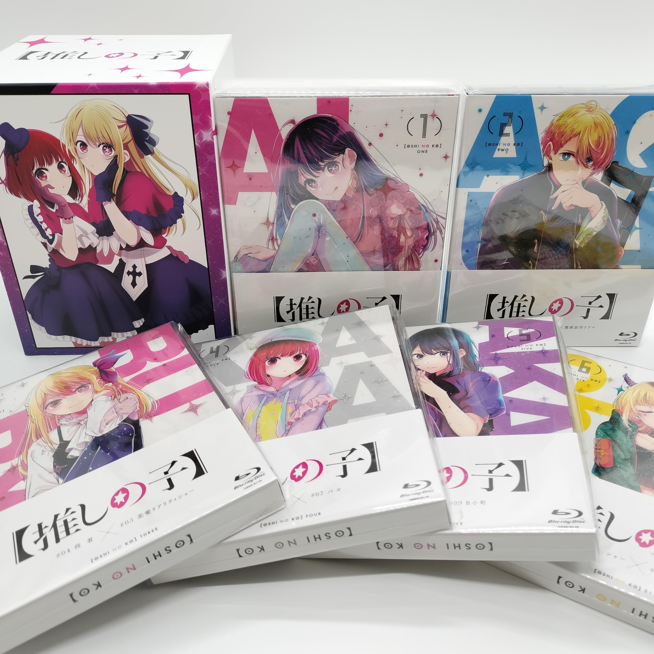 【中古】推しの子　全6巻セット 初回生産特典全付き アニメイト購入特典全巻収納BOX付き（1～6巻） [Blu-ray] ［ブルーレイ］｜Come to Store