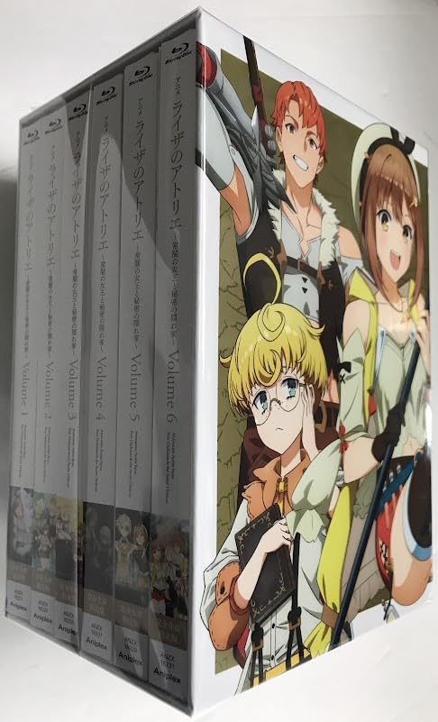 【中古】(全巻収納BOX付き)ライザのアトリエ ～常闇の女王と秘密の隠れ家～ 完全生産限定版 全6巻blu-ray+ 全巻購入特典 描き下ろし全巻収納BOX セット 【ブルーレイ】 ドラマCD/ブックレット/書き下ろし小｜Come to Store