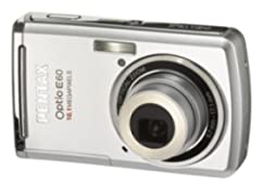 【中古】PENTAX デジタルカメラ Optio (オプティオ) E60 シルバー 1010万画素 光学3倍ズーム OPTIOE60S|Come to Store