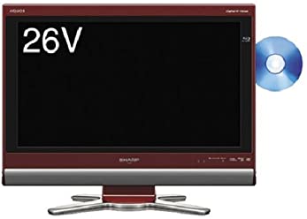 中古 審らか 26v種類 液晶 テレビセット Aquos Lc 26dx1 R 高品位テレビ ブルーレイレコーダー内蔵 08齢絵様 Olc54 Fr