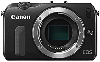 【中古】Canon 鏡鑑受け答え一眼写真機 EOS M 上半身 黒いこと EOSMBK-BODY