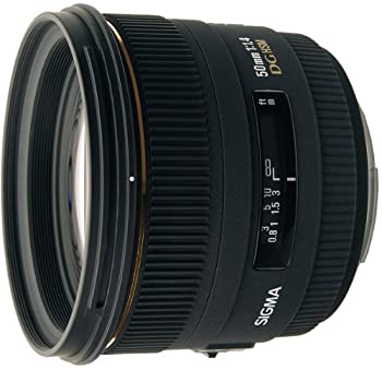 【中古】SIGMA 単焦点標準レンズ 50mm F1.4 EX DG HSM ニコン用 フルサイズ対応 310554