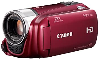 【中古】Canon デジタルビデオカメラ iVIS HF R21 レッド IVISHFR21RD 光学20倍 手ブレ補正 内蔵メモリー32GB|Come to Store