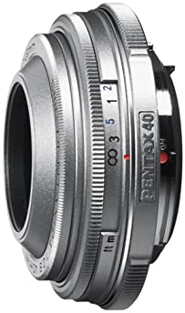 【中古】PENTAX パンケーキレンズ DA40mmF2.8 Limited Silver(ケース・フード付) DA40F2.8SILVER