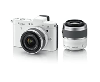 【中古】Nikon ミラーレス一眼カメラ Nikon 1 (ニコンワン) V1 (ブイワン) ダブルズームキット ホワイト N1 V1WZ WH|Come to Store