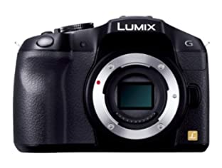【中古】パナソニック 鏡鑑受け答え一眼写真機 ルミックス G6 上半身 1605万絵素 黒いこと DMC-G6-K