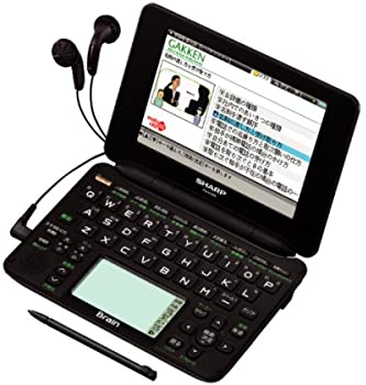 【中古】シャープ Brain 手書きパッド搭載カラー液晶電子辞書 総合モデル 音声対応100コンテンツ+150動画収録 ブラック系 PW-AC920-B
