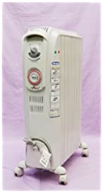 【中古】デロンギ DeLonghi オイルヒーター D081569ECF X字型 8枚フィン 適応畳数:4畳10畳 ヒータガード・カバー付｜Come to Store