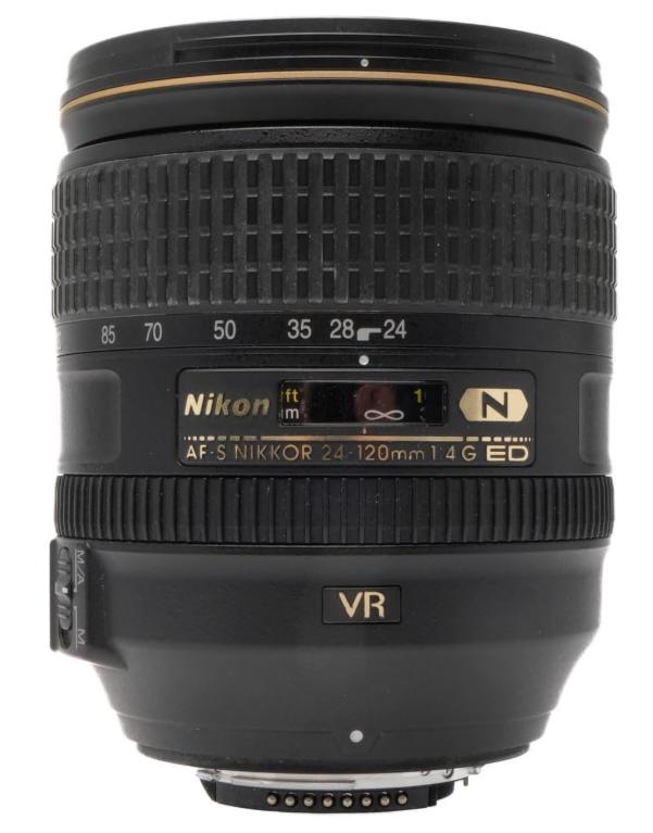 【中古】Nikon 標準ズームレンズ AF-S NIKKOR 24-120mm f/4G ED VR フルサイズ対応