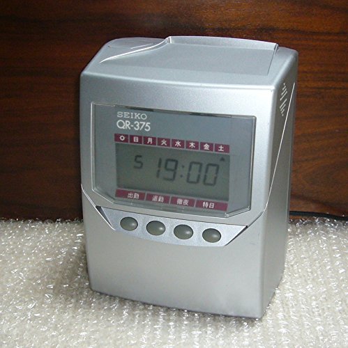 【中古】セイコープレシジョン 出勤記録時計 QR-375 QR-375