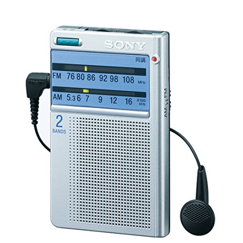 【中古】ソニー ポケッタブルラジオ 名刺大きさ FM/AM/広広としたFM相応う 文字盤選局 ICF-T46