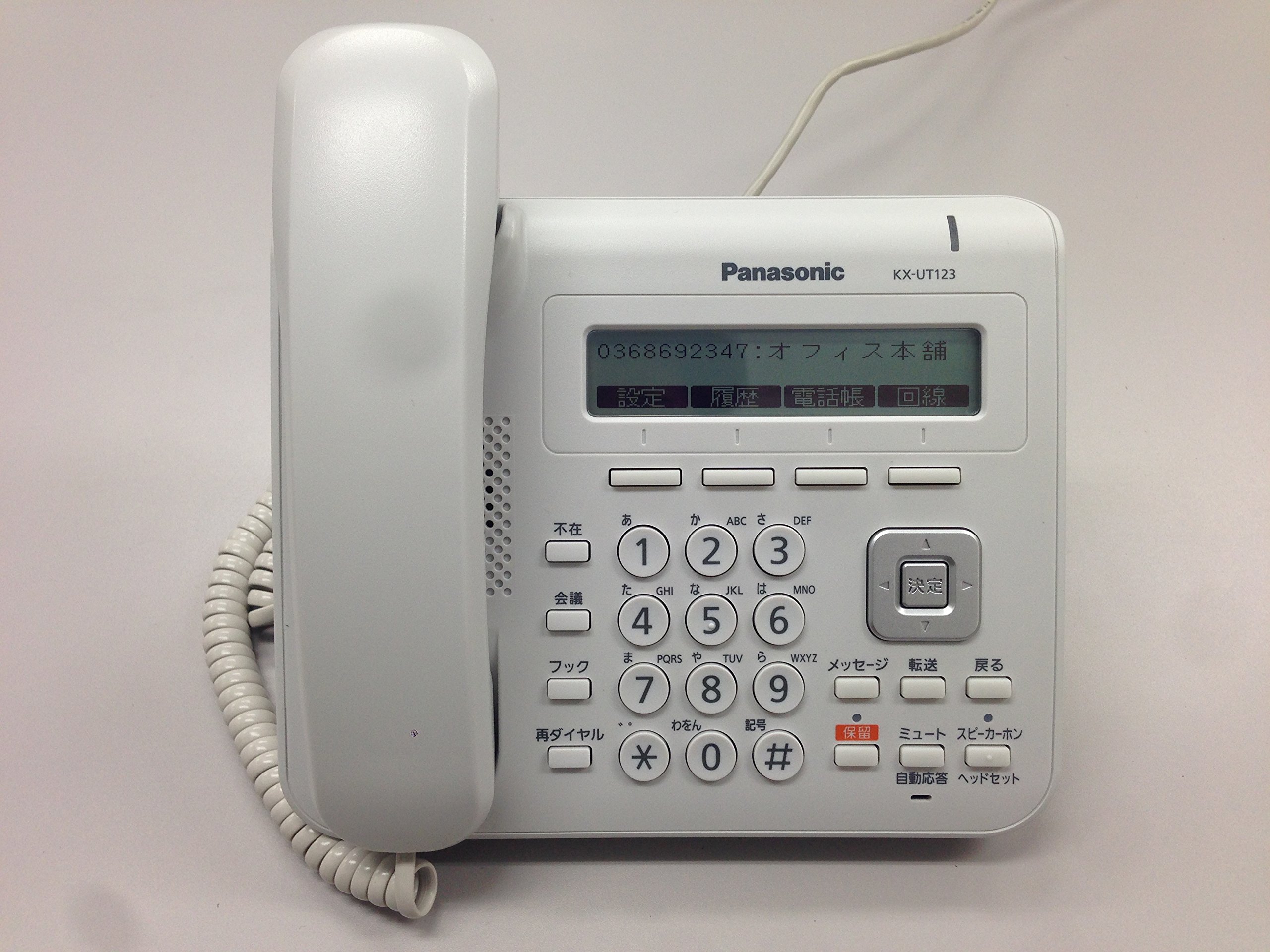 【中古】パナソニック SIP電話 KX-UT123N