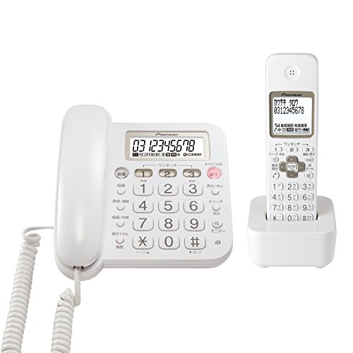【中古】革新者 TF-SA15S デジタルコードレス電話 子機1台付き添い人/しち面倒臭さ電話を掛ける打つ手 白いこと TF-SA15S-W