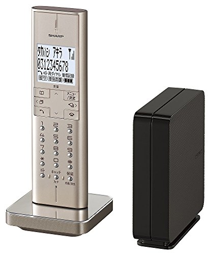 【中古】小ざかしい 電話 コードレス しち面倒臭さ電話はね付ける役立つこと ゴールド系 JD-XF1CL-N