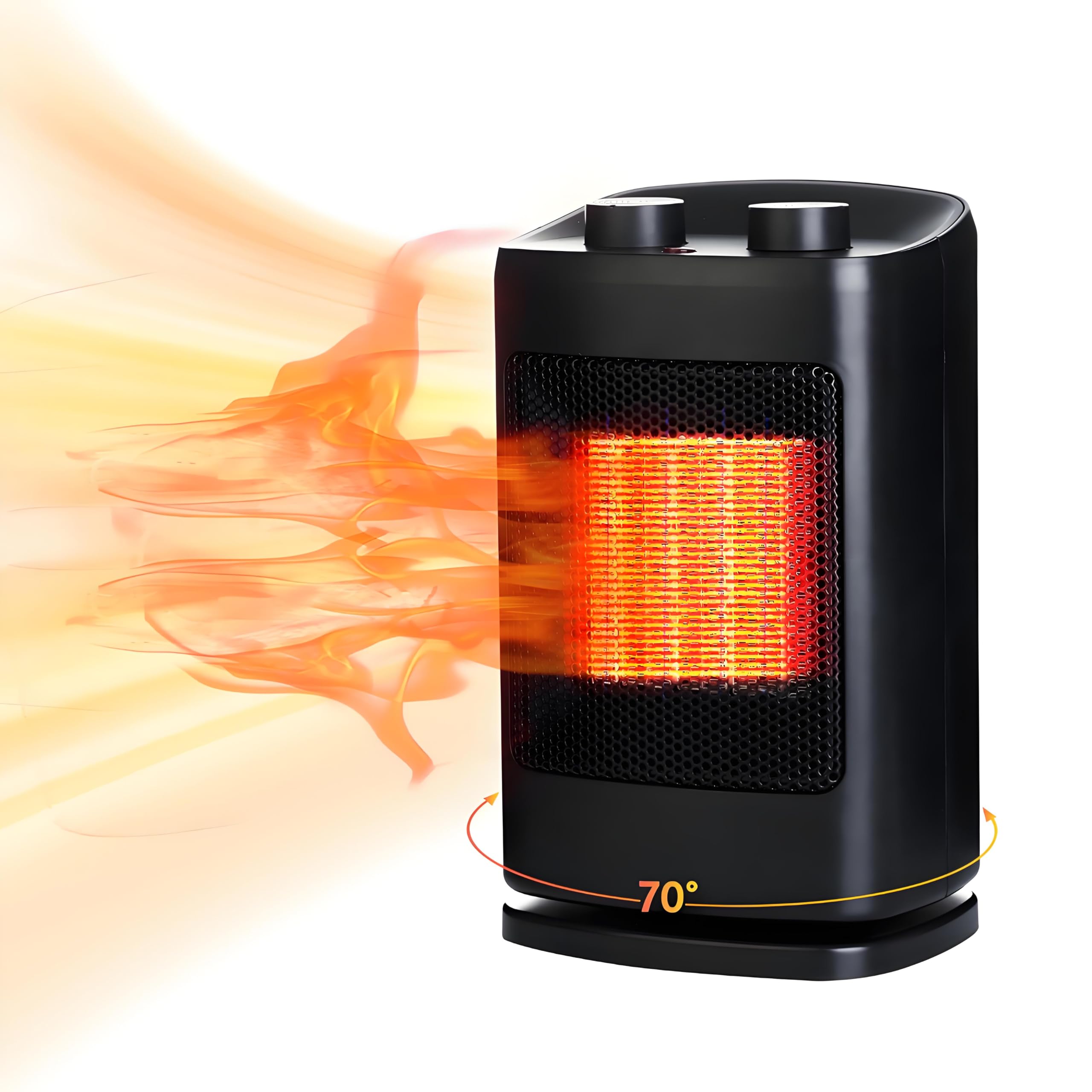 【中古】BNTET 陶器暖房器 明かり愛読者暖房器 小型 明かり暖房器 速暖 3座標軸うつり変わり 傾倒自動小銃オフ オーバーヒート防御すること 決定付ける70°首商い口 静音 暖房装置手道具 省エ