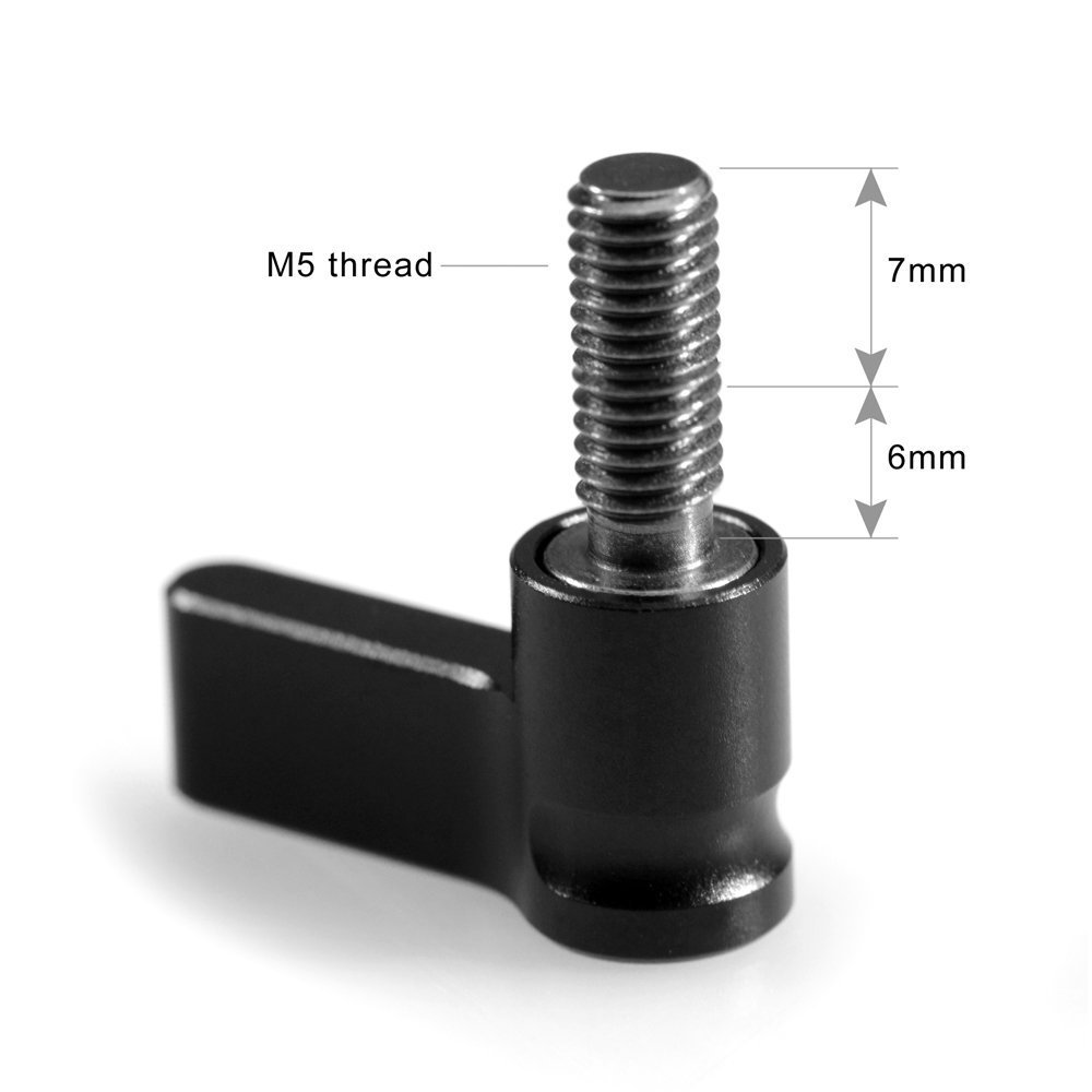 【楽天市場】SmallRig M5ネジ M5ネジラチェット 蝶ナット M5スレッドの長さ:13mm カメラアクセサリ交換用 軽量 撮影補助 ...