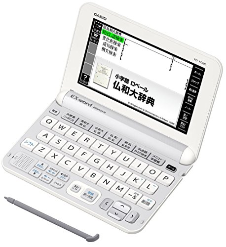 【中古】カシオ 陰電子字引き エクスワード フランス語ひな形 XD-Y7200 コンテンツ100