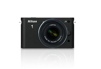 【中古】Nikon ミラーレス一眼カメラ Nikon 1 (ニコンワン) J1 (ジェイワン) 標準ズームレンズキット ブラックN1 J1HLK BK