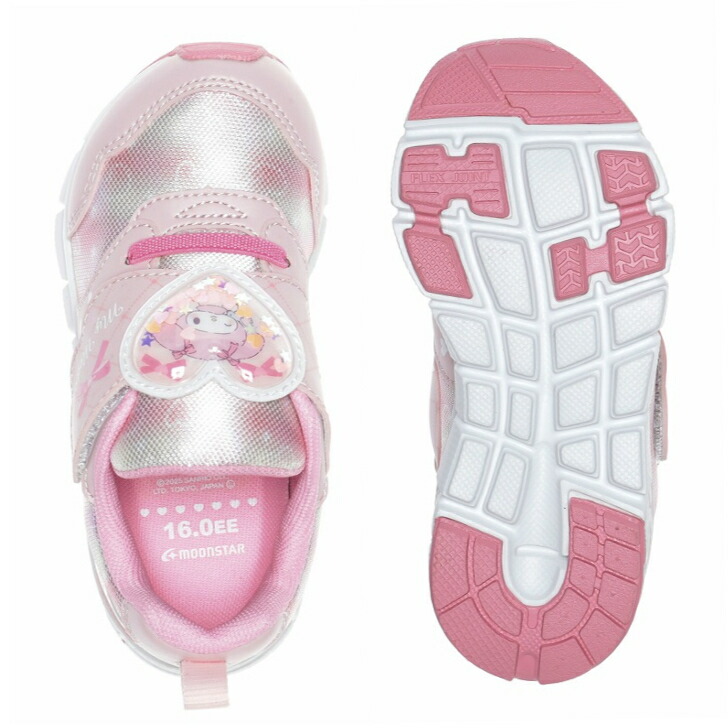 ムーンスターサンリオキャラクターシューズＳＡＣ０３８シナモロールクロミマイメロディ子供靴女児抗菌防臭