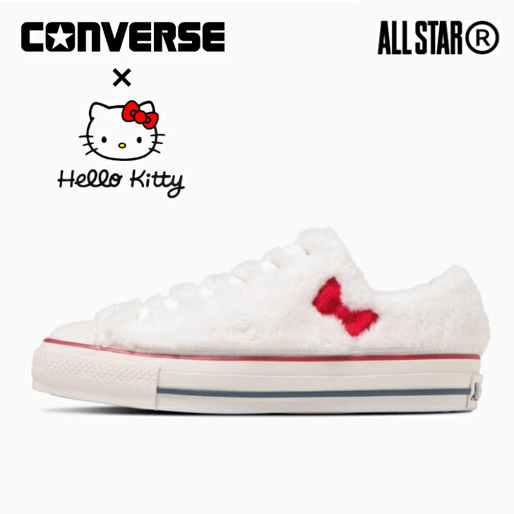 コンバース スニーカー ローカット オールスター （R） ハローキティ OX レディース CONVERSE ALL STAR (R) HELLO KITTY OX サンリオ コラボ 【あす楽 送料無料】画像