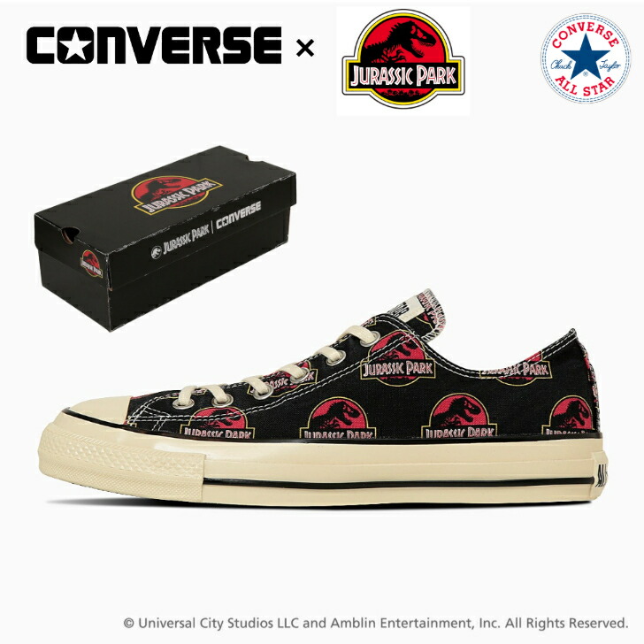 コンバース スニーカー オールスター エイジド LG OX / ジュラシック・パーク CONVERSE ALL STAR AGED LG OX / JURASSIC PARK レディース メンズ 【当日発送 送料無料】画像