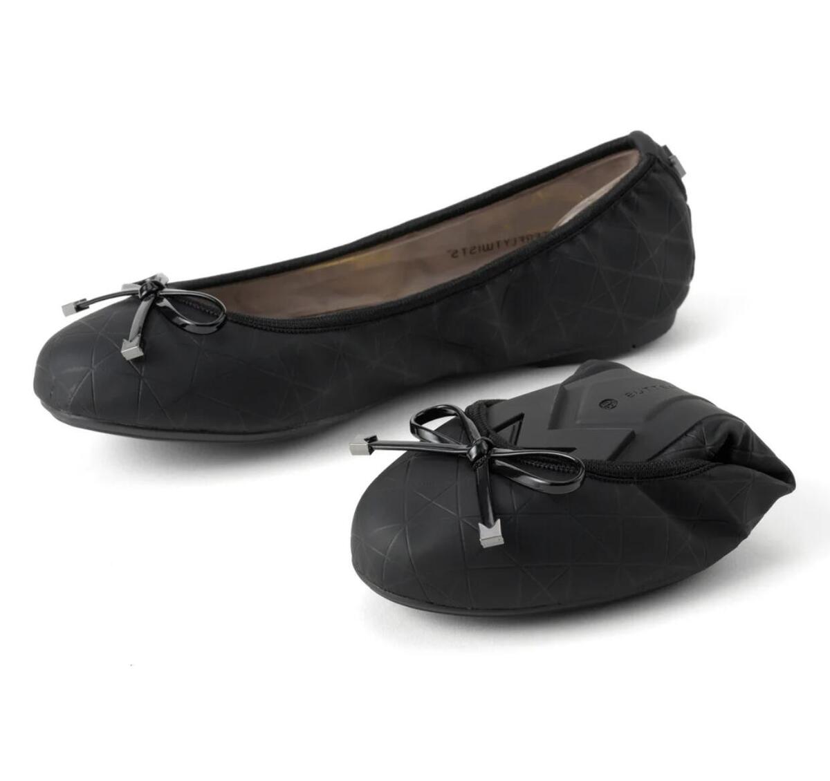 夢見鳥捻じれ パンプス FRANKIE フランキー 21059N RUBBER BLK
