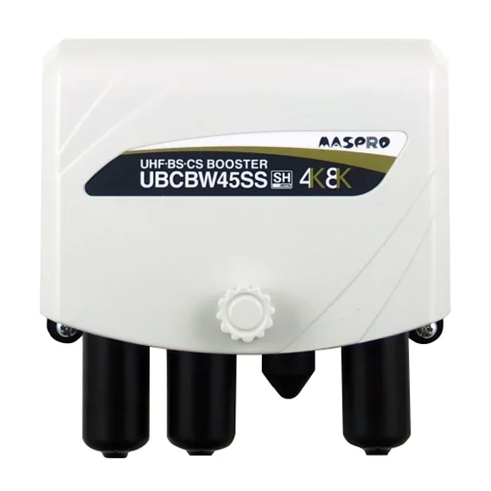 bn:5] マスプロ 販売 4K8K対応UHF/BS/CS卓上ブースター SCUTRW30BC-P