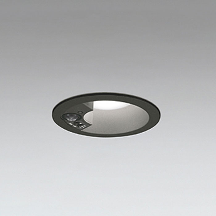 オーデリック LEDダウンライト 軒下取付専用 埋込穴○100 防雨型 白熱灯100W相当 人感センサーモード切替型 ブラック 昼白色：OD261839R