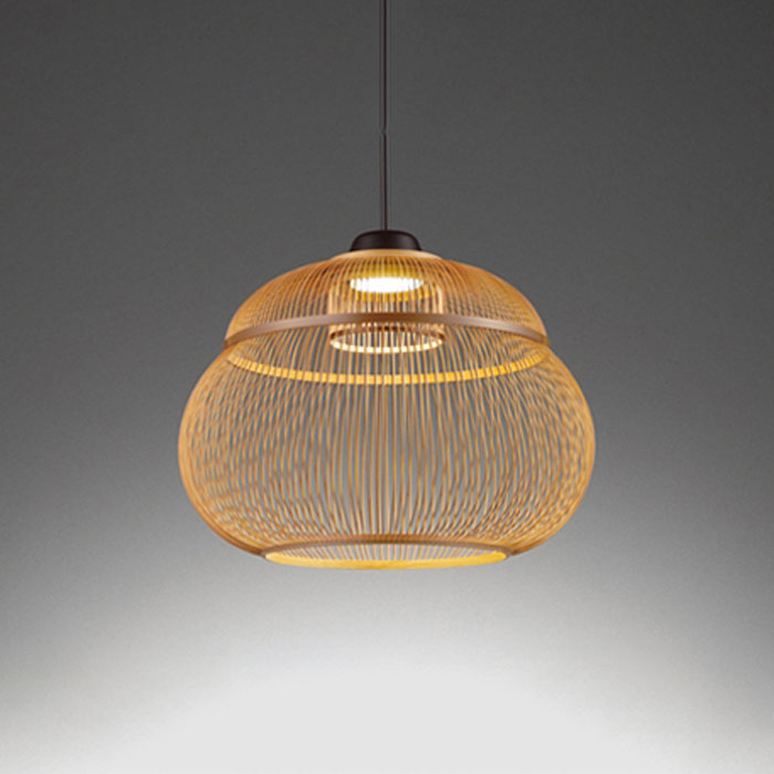 オーデリック 和風LEDペンダント 非調光 引掛シーリング 白熱灯100W相当 竹 昼白色：OP252737NDR 35,511円