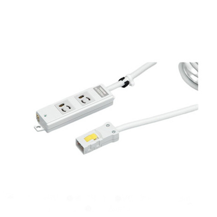 楽天市場】TOSHIBA(東芝ライテック)ハーネスOAタップ抜止（4コ口3m