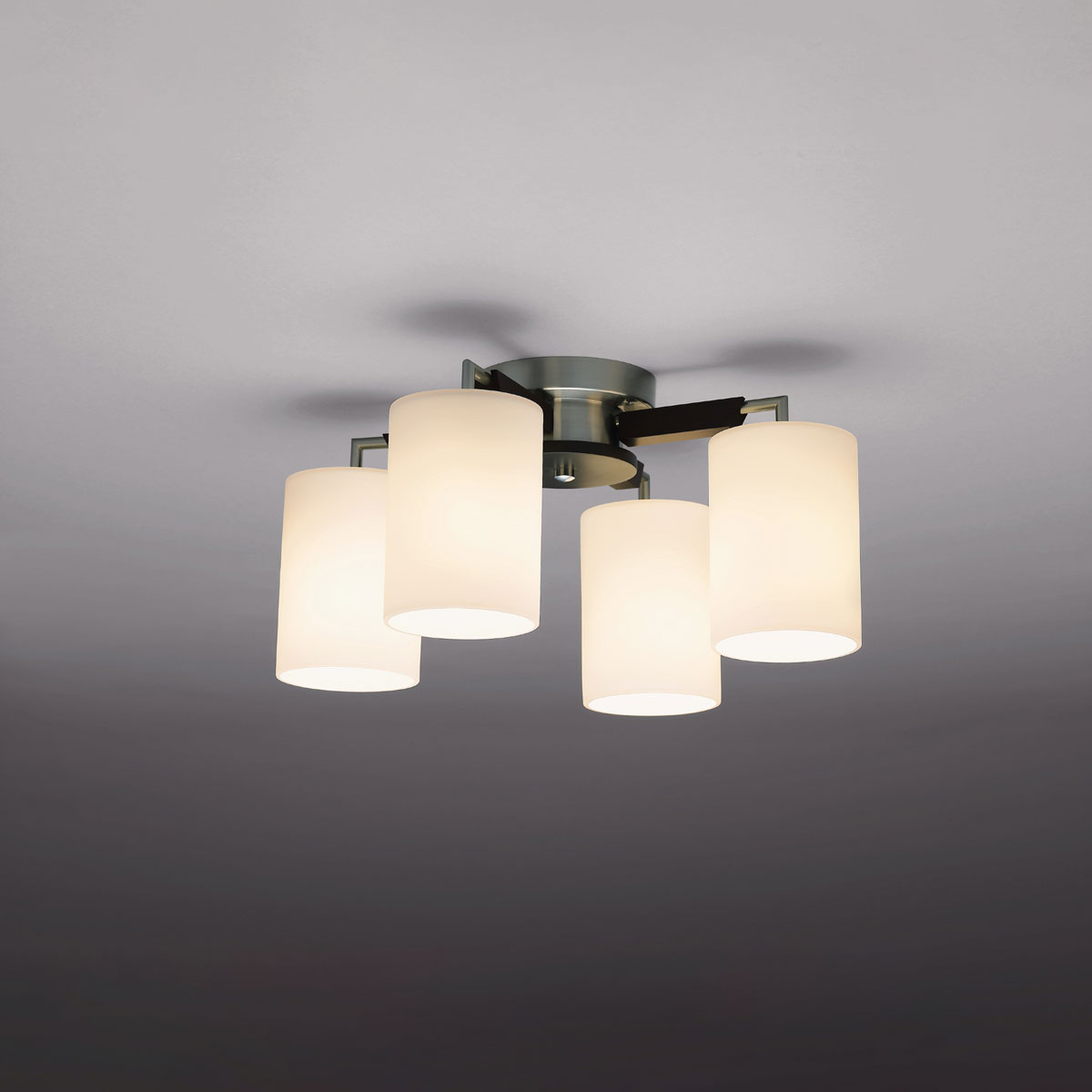山田照明 LEDシャンデリア ～4.5畳 取付簡易型 非調光 ダークオーク色 2700K 電球色:CD-4283-L