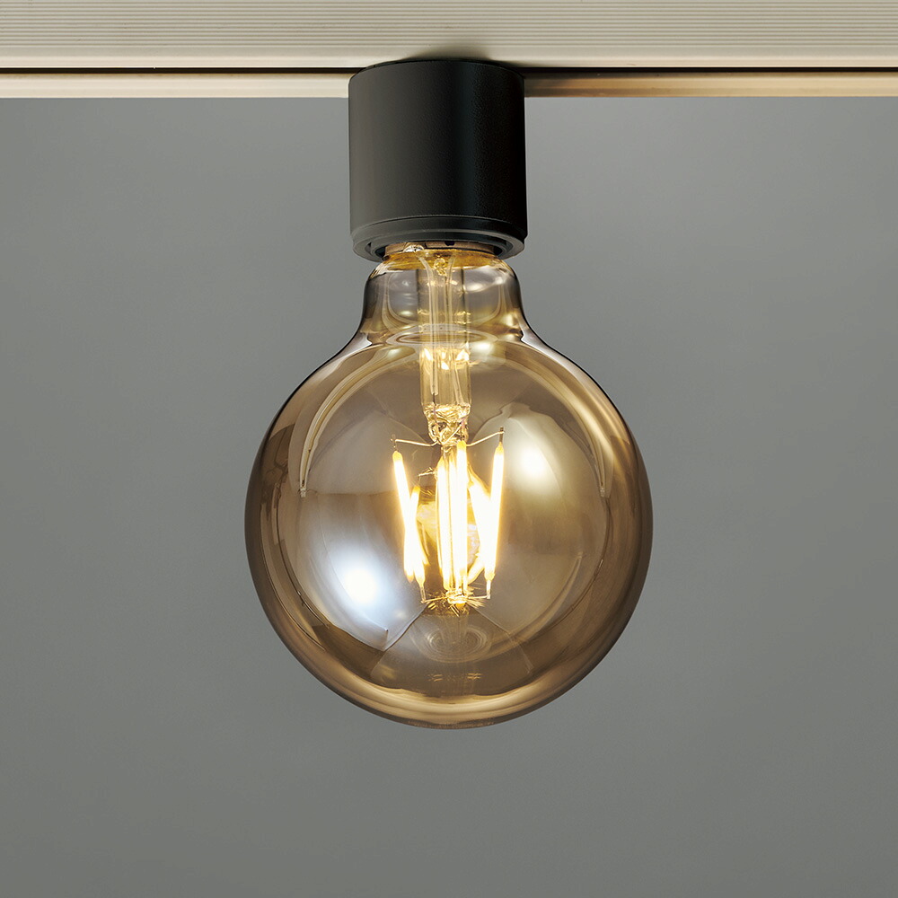 山田照明 LEDシーリングライト Retro Lamp 電球色 2400K ブラック 350lm ダクトプラグ：LD-5347-LL 直付：LD-5348-LL