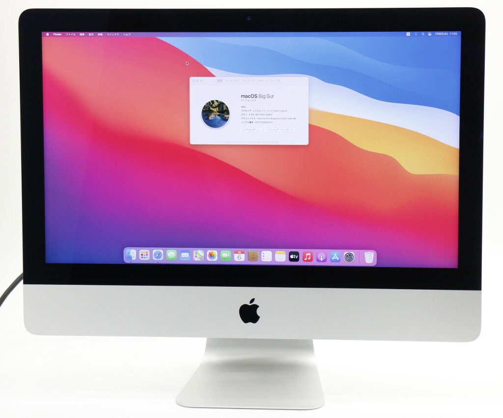 完了品 Apple iMac 21.5インチ Retina 4K Late 2015 Core i5-5675R 3.1GHz 8GB  32GB+1TB FusionDrive Iris Pro 6200 4096x2304 macOS Big Sur 【20220712】  メール便不可-パソコン・周辺機器 - www.del-mar.it