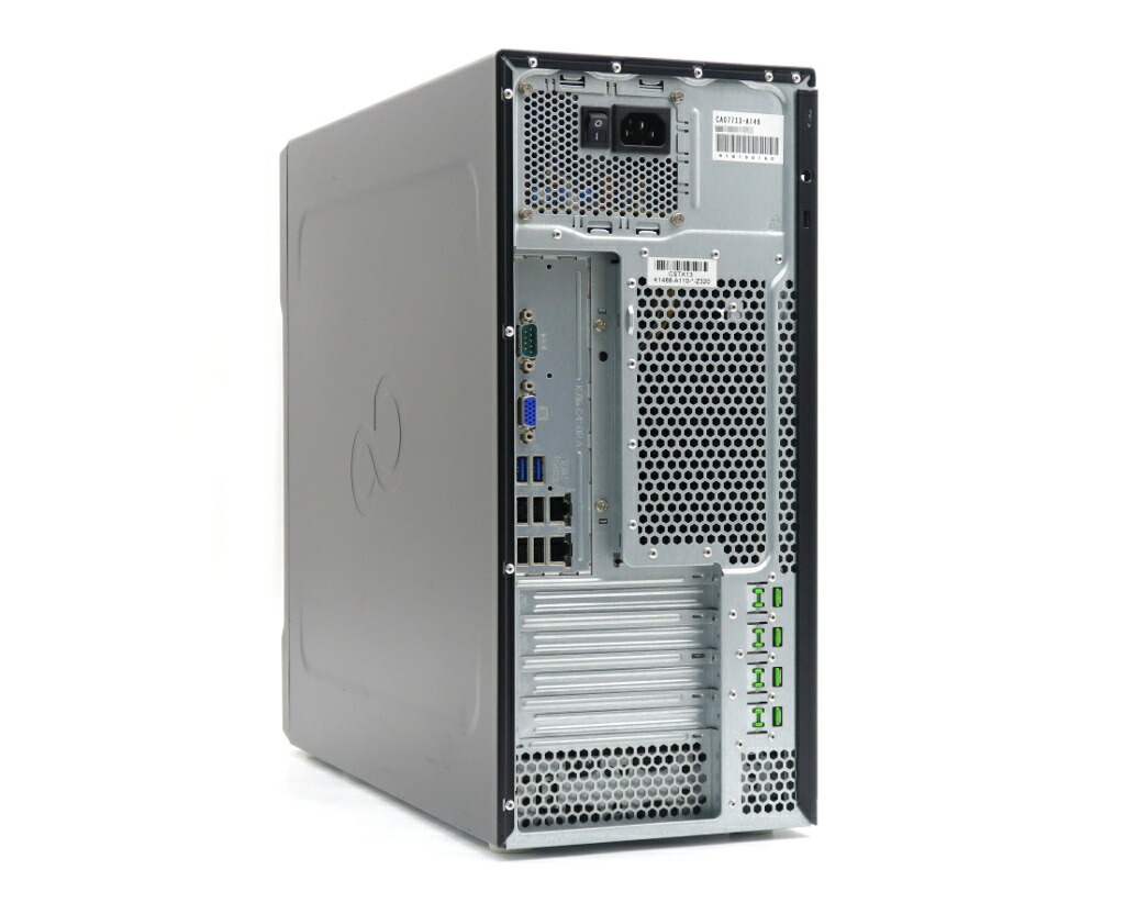 富士通PRIMERGYTX1310M1PentiumG34203.2GHz8GB2TBx2台(SATA3.5インチ/RAID1構成)DVD-ROM【中古】【20220728】