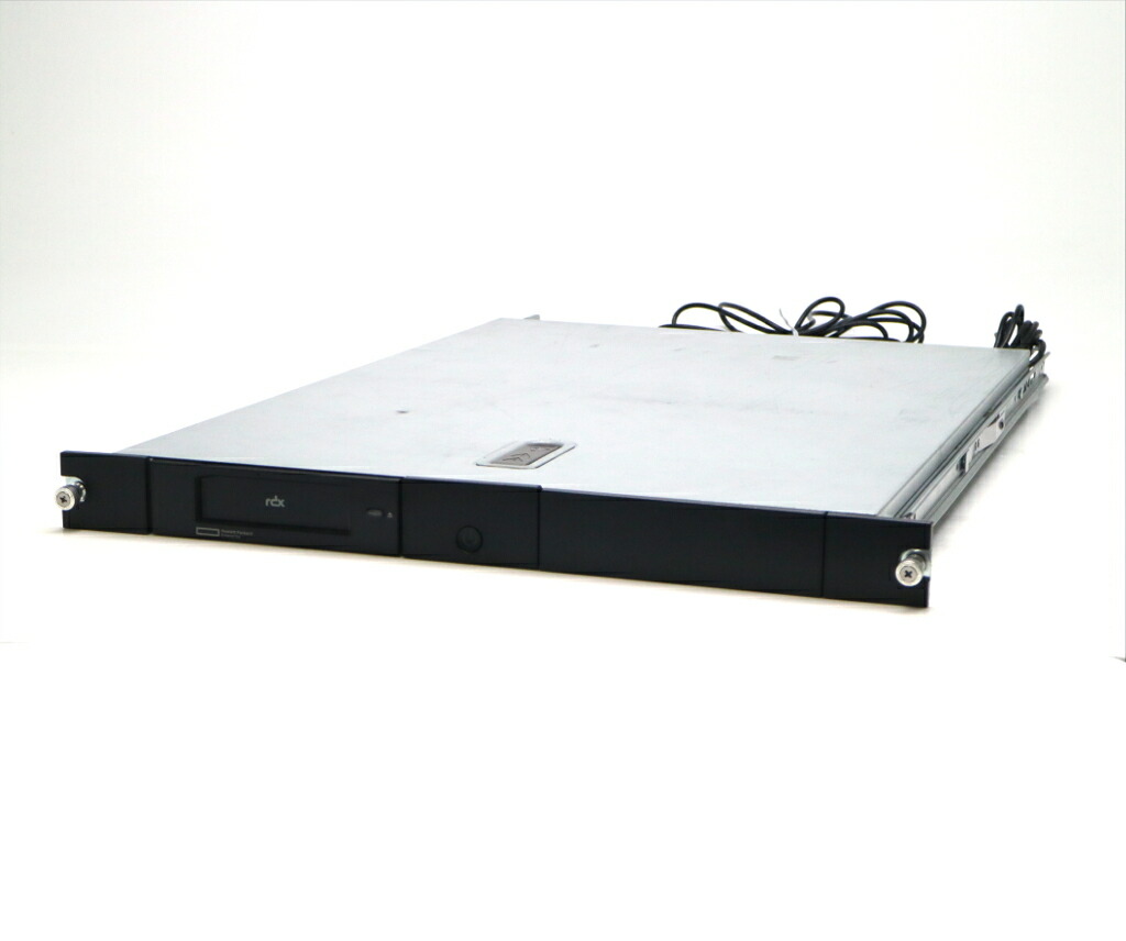 hp StorageWorks 1U仕合わせマウント型rdx運転 rdx運転1基積み上げる 動くこと突きとめる済み 【中古】【20241029】