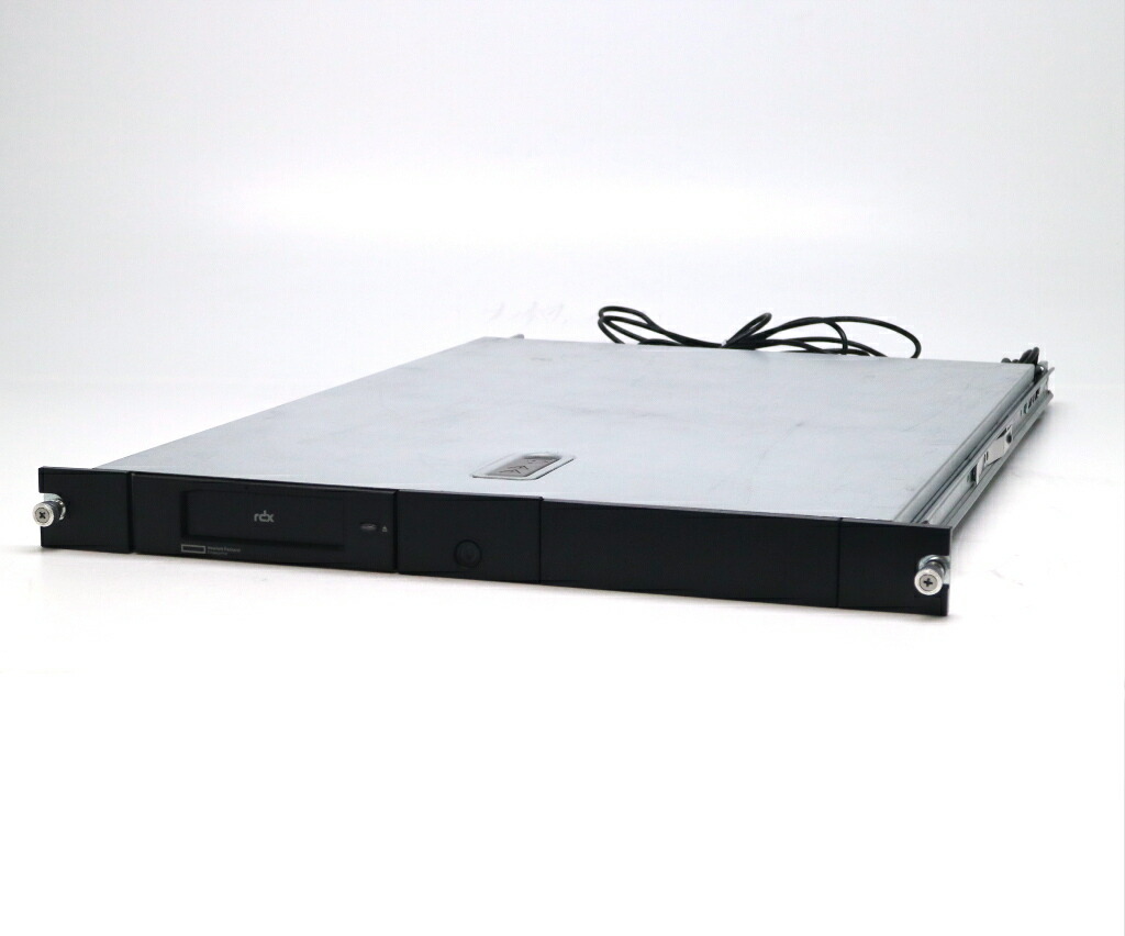 hp StorageWorks 1Uラックマウント型rdxドライブ rdxドライブ1基搭載 USBケーブル一部被膜破れあり 動作確認済み 【中古】【20241029】